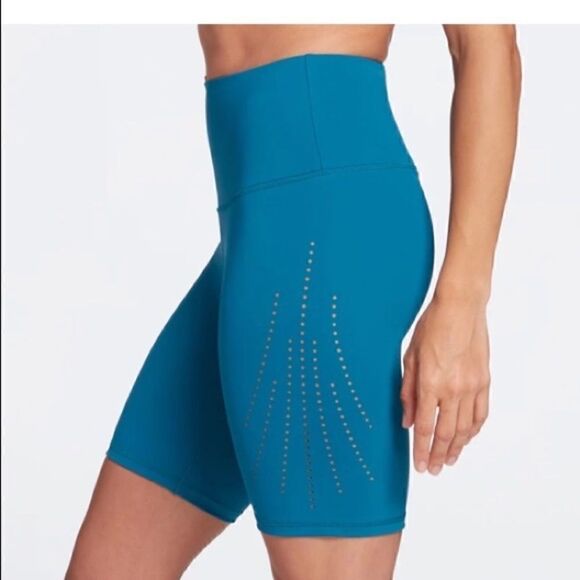 CALIA Women's Sculpt Perforated Bike Shorts - Picture 2 of 7